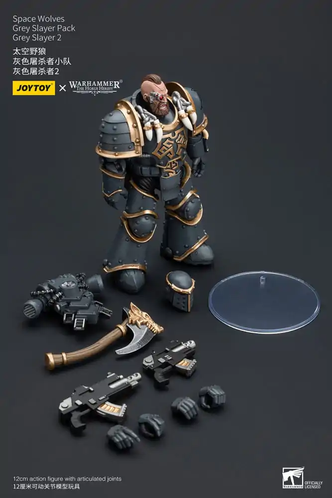 Warhammer The Horus Heresy Figurka Akcji 1/18 Space Wolves Grey Slayer Pack Grey Slayer 2 12 cm zdjęcie produktu