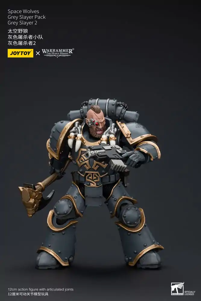 Warhammer The Horus Heresy Figurka Akcji 1/18 Space Wolves Grey Slayer Pack Grey Slayer 2 12 cm zdjęcie produktu