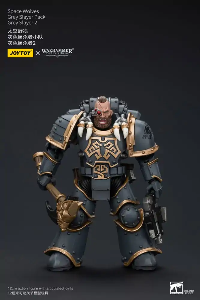 Warhammer The Horus Heresy Figurka Akcji 1/18 Space Wolves Grey Slayer Pack Grey Slayer 2 12 cm zdjęcie produktu