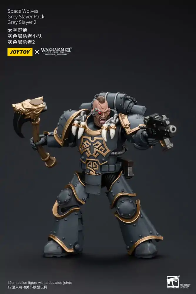 Warhammer The Horus Heresy Figurka Akcji 1/18 Space Wolves Grey Slayer Pack Grey Slayer 2 12 cm zdjęcie produktu