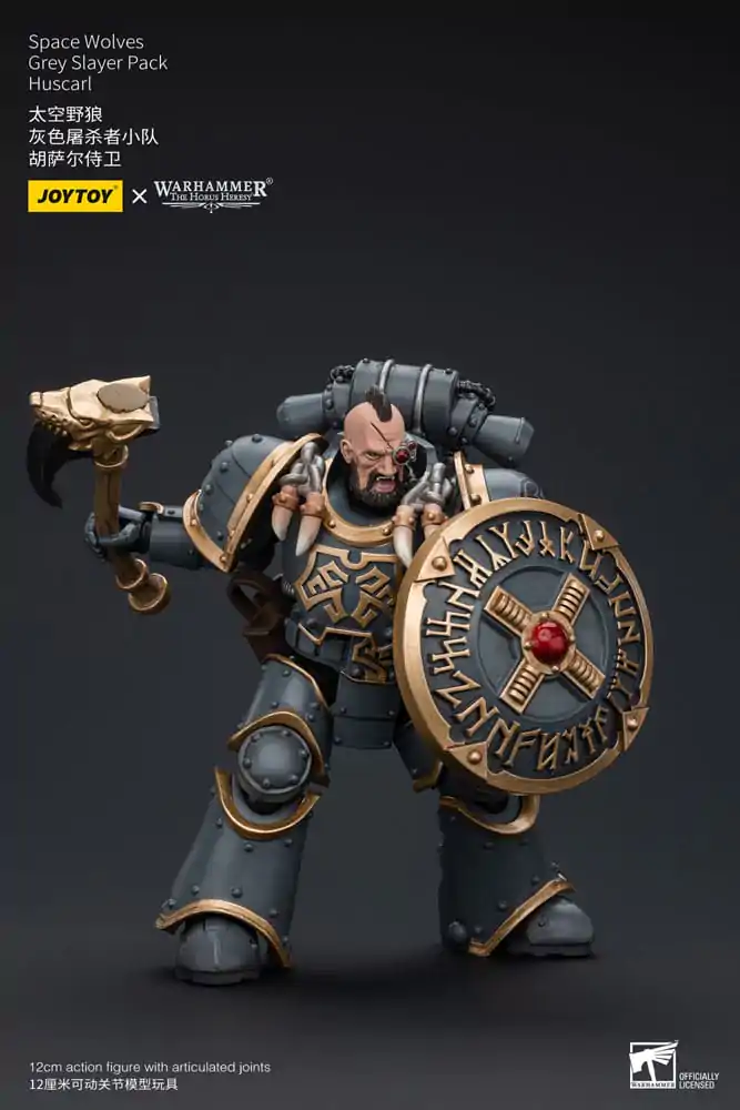 Warhammer The Horus Heresy Figurka Akcji 1/18 Space Wolves Grey Slayer Pack Huscarl 12 cm zdjęcie produktu