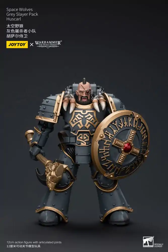 Warhammer The Horus Heresy Figurka Akcji 1/18 Space Wolves Grey Slayer Pack Huscarl 12 cm zdjęcie produktu