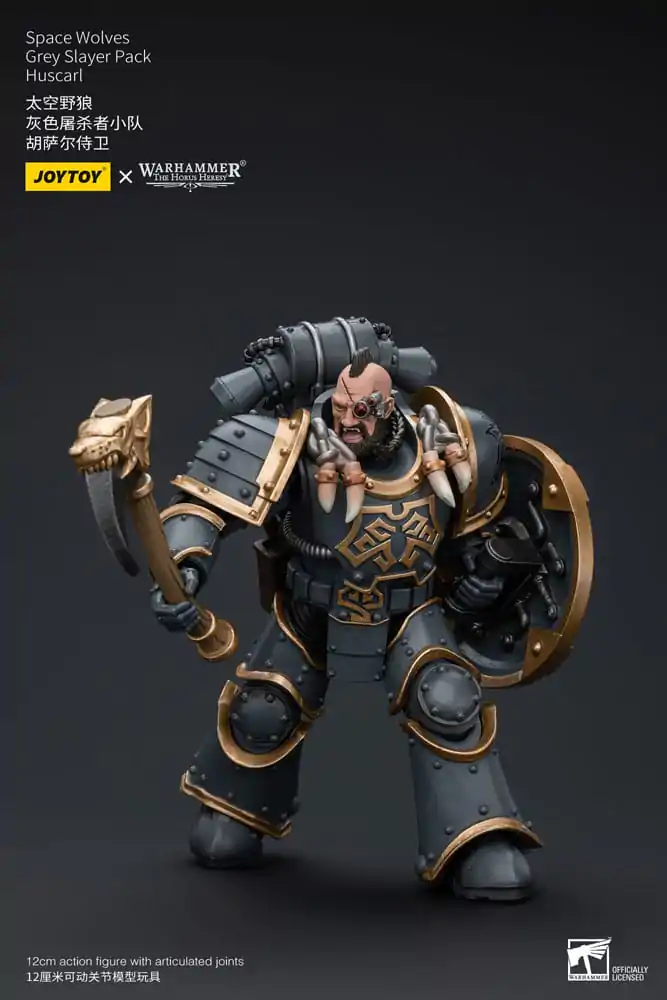 Warhammer The Horus Heresy Figurka Akcji 1/18 Space Wolves Grey Slayer Pack Huscarl 12 cm zdjęcie produktu