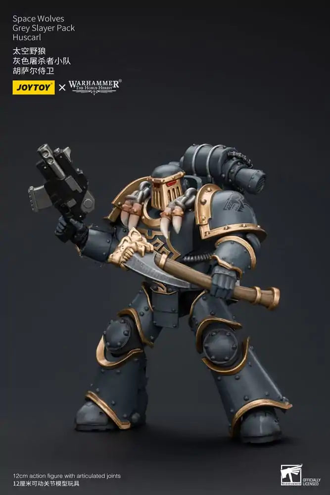 Warhammer The Horus Heresy Figurka Akcji 1/18 Space Wolves Grey Slayer Pack Huscarl 12 cm zdjęcie produktu