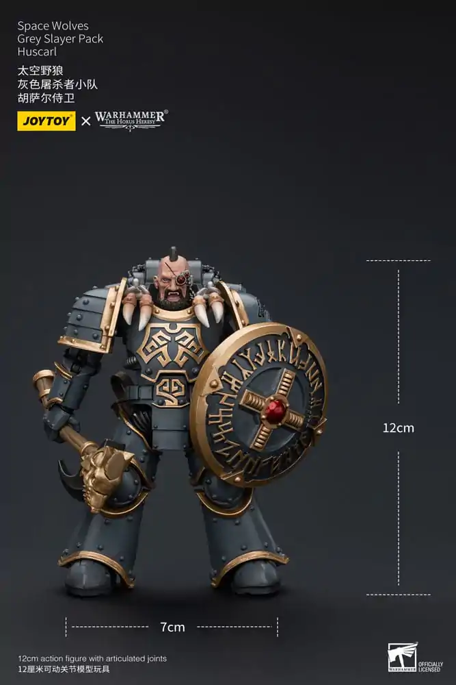 Warhammer The Horus Heresy Figurka Akcji 1/18 Space Wolves Grey Slayer Pack Huscarl 12 cm zdjęcie produktu