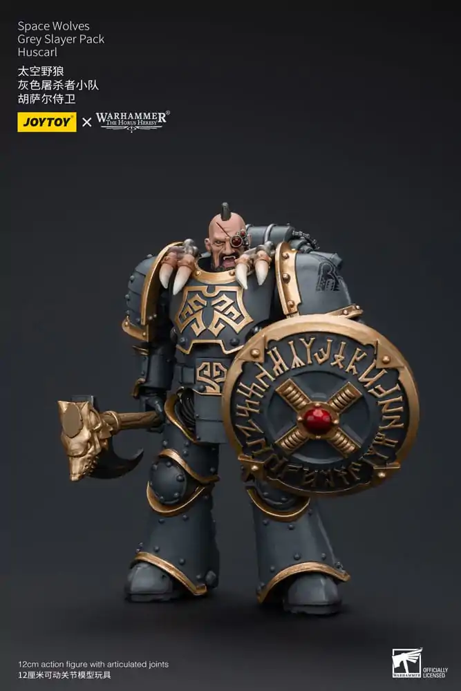 Warhammer The Horus Heresy Figurka Akcji 1/18 Space Wolves Grey Slayer Pack Huscarl 12 cm zdjęcie produktu