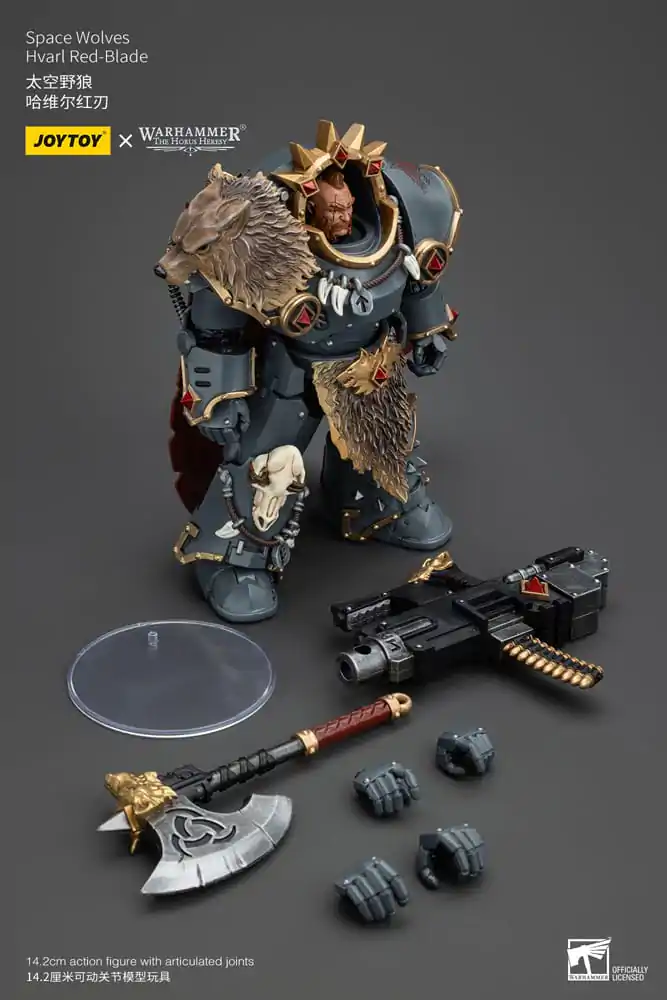 Warhammer The Horus Heresy Figurka Akcji 1/18 Space Wolves Hvarl Red-Blade 14 cm zdjęcie produktu