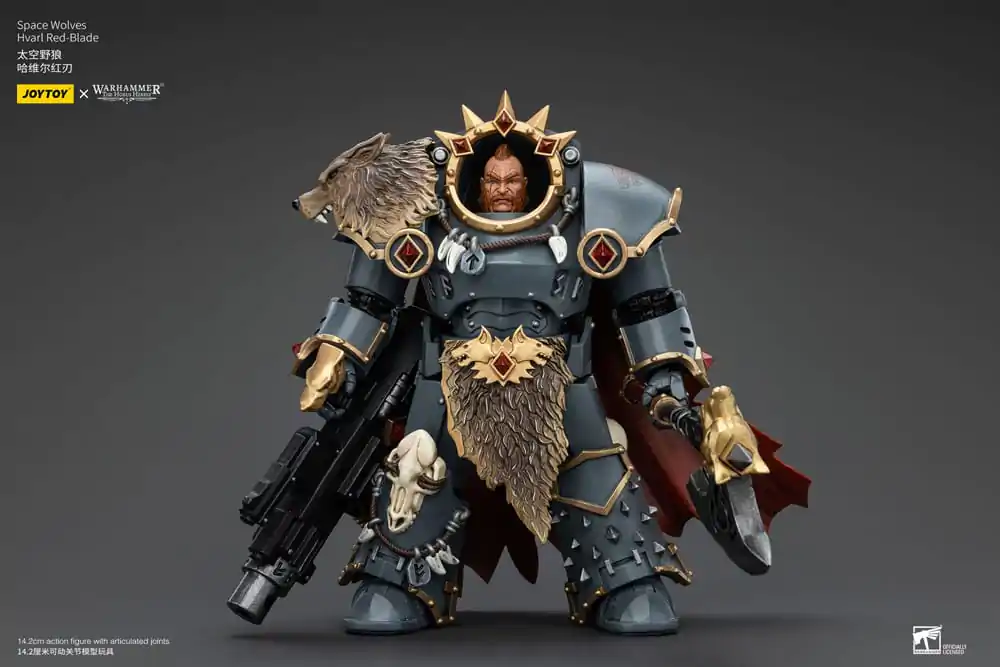 Warhammer The Horus Heresy Figurka Akcji 1/18 Space Wolves Hvarl Red-Blade 14 cm zdjęcie produktu