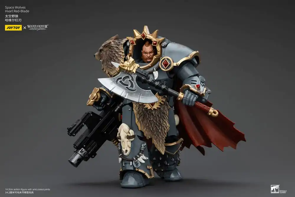 Warhammer The Horus Heresy Figurka Akcji 1/18 Space Wolves Hvarl Red-Blade 14 cm zdjęcie produktu