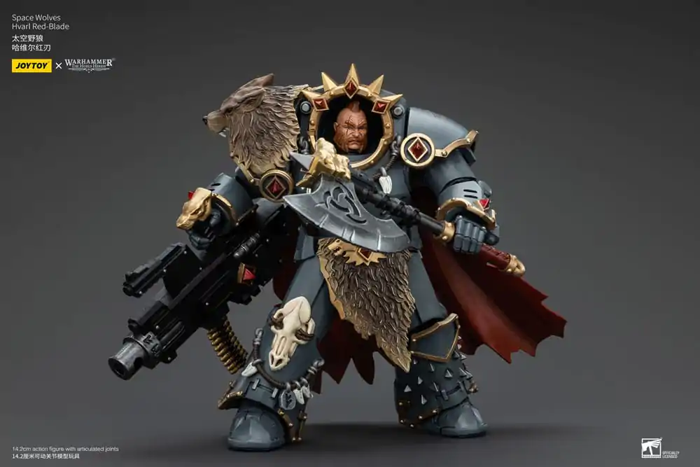 Warhammer The Horus Heresy Figurka Akcji 1/18 Space Wolves Hvarl Red-Blade 14 cm zdjęcie produktu