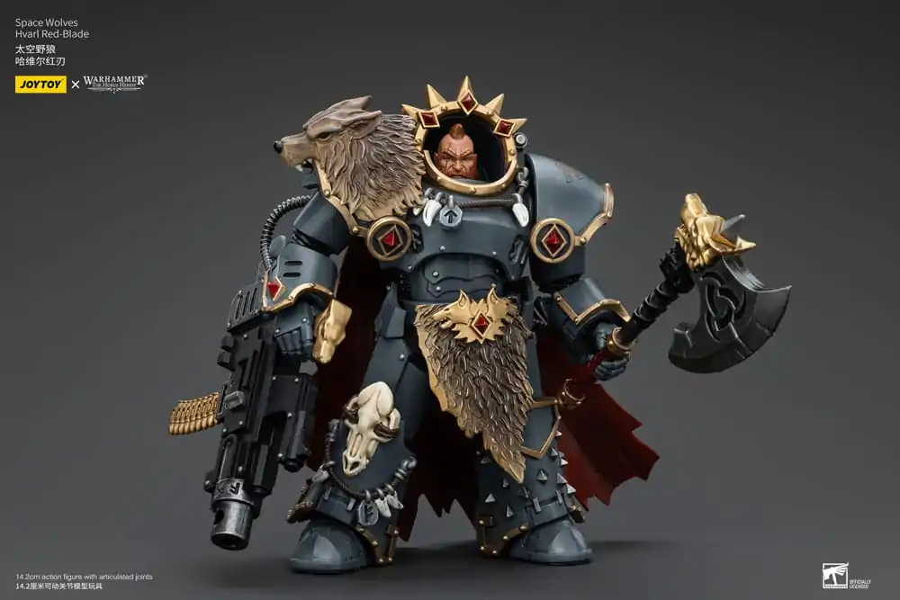 Warhammer The Horus Heresy Figurka Akcji 1/18 Space Wolves Hvarl Red-Blade 14 cm zdjęcie produktu