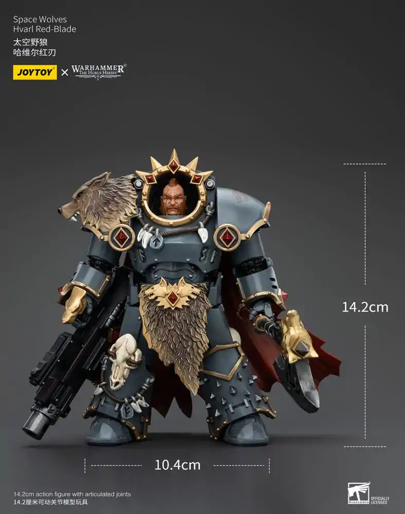 Warhammer The Horus Heresy Figurka Akcji 1/18 Space Wolves Hvarl Red-Blade 14 cm zdjęcie produktu