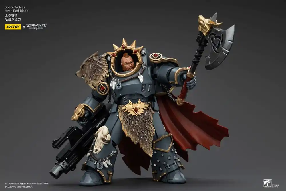 Warhammer The Horus Heresy Figurka Akcji 1/18 Space Wolves Hvarl Red-Blade 14 cm zdjęcie produktu