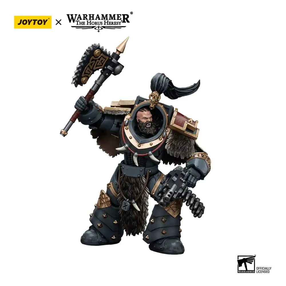 Warhammer The Horus Heresy Figurka Akcji 1/18 Space Wolves Varagyr Wolf Guard Squad Varagyr Thegn 12 cm zdjęcie produktu