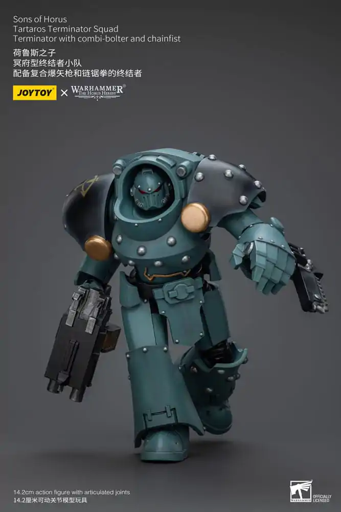 Warhammer The Horus Heresy Figurka Akcji 1/18 Tartaros Terminator Squad Terminator z Combi-Bolterem i Chainfistem 12 cm zdjęcie produktu