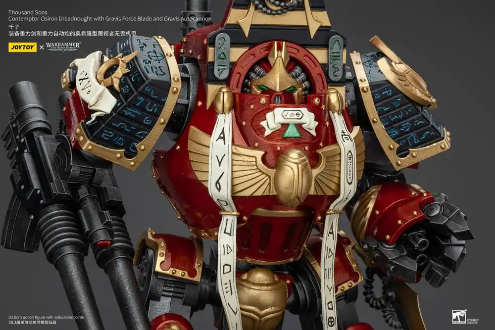 Warhammer The Horus Heresy Figurka Akcji 1/18 Thousand Sons Contemptor-Osiron Dreadnought z Gravis Force Blade i Gravis Autocannon 30 cm zdjęcie produktu