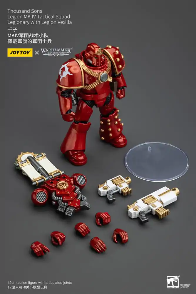 Warhammer The Horus Heresy Figurka Akcji 1/18 Thousand Sons Legion MK IV Tactical Squad Legionista z Legion Vexilla 12 cm zdjęcie produktu