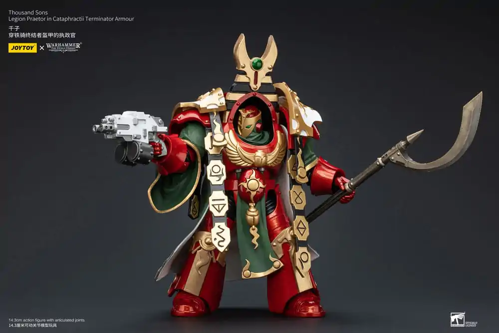 Warhammer The Horus Heresy Figurka Akcji 1/18 Thousand Sons Legion Praetor w Zbroi Terminatora Cataphractii 12 cm zdjęcie produktu