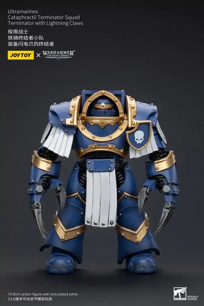 Warhammer The Horus Heresy Figurka Akcji 1/18 Ultramarines Cataphractii Terminator Squad Terminator ze Szponami Błyskawic 14 cm zdjęcie produktu