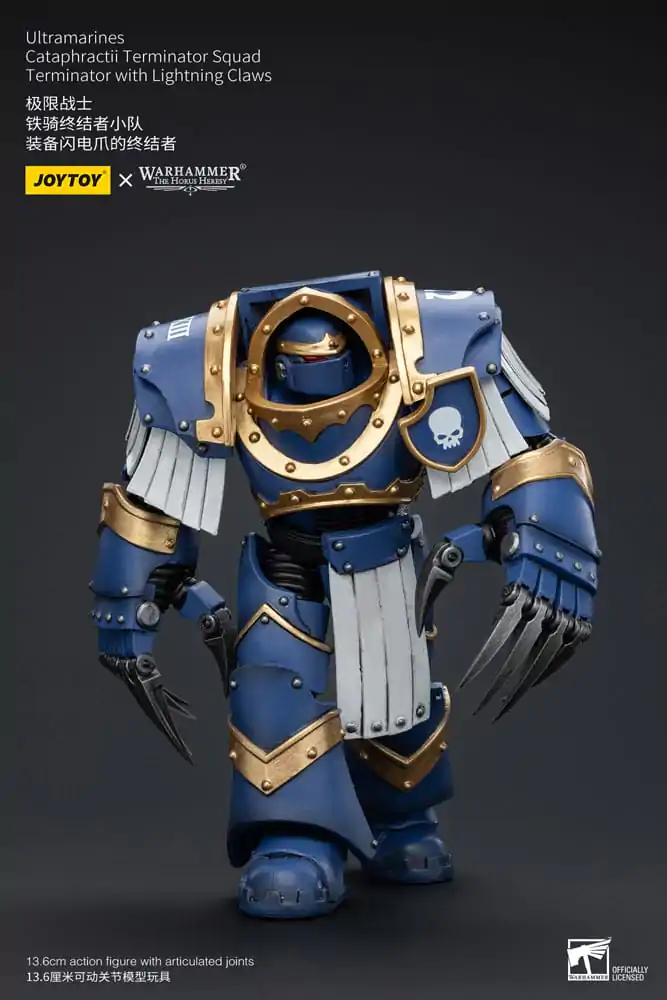 Warhammer The Horus Heresy Figurka Akcji 1/18 Ultramarines Cataphractii Terminator Squad Terminator ze Szponami Błyskawic 14 cm zdjęcie produktu