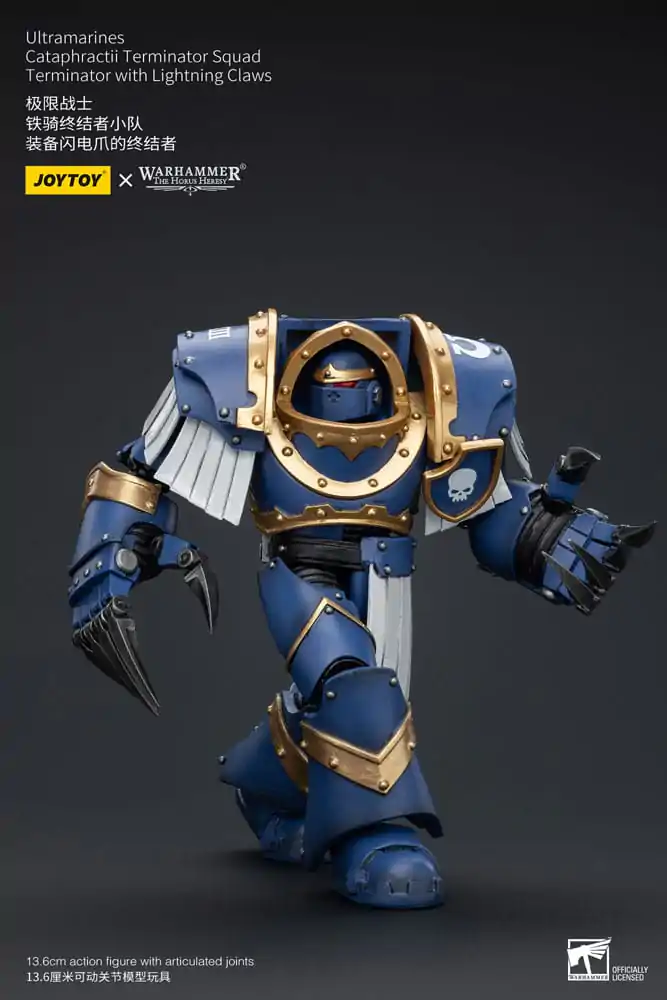 Warhammer The Horus Heresy Figurka Akcji 1/18 Ultramarines Cataphractii Terminator Squad Terminator ze Szponami Błyskawic 14 cm zdjęcie produktu