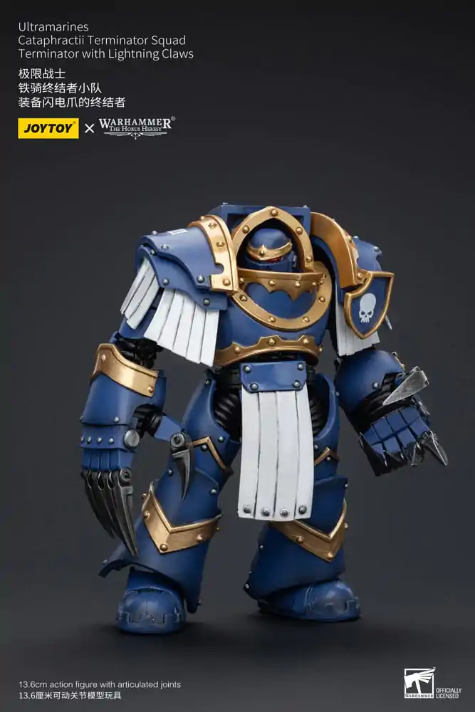 Warhammer The Horus Heresy Figurka Akcji 1/18 Ultramarines Cataphractii Terminator Squad Terminator ze Szponami Błyskawic 14 cm zdjęcie produktu