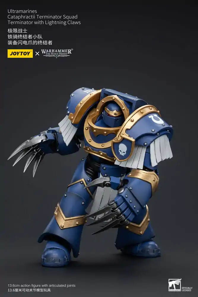 Warhammer The Horus Heresy Figurka Akcji 1/18 Ultramarines Cataphractii Terminator Squad Terminator ze Szponami Błyskawic 14 cm zdjęcie produktu