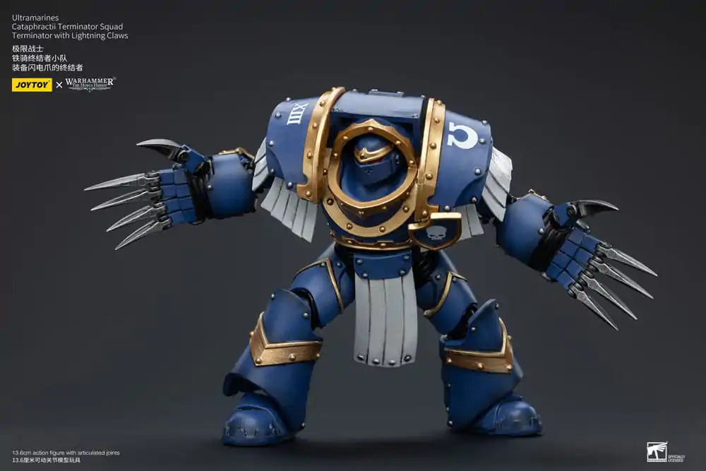 Warhammer The Horus Heresy Figurka Akcji 1/18 Ultramarines Cataphractii Terminator Squad Terminator ze Szponami Błyskawic 14 cm zdjęcie produktu