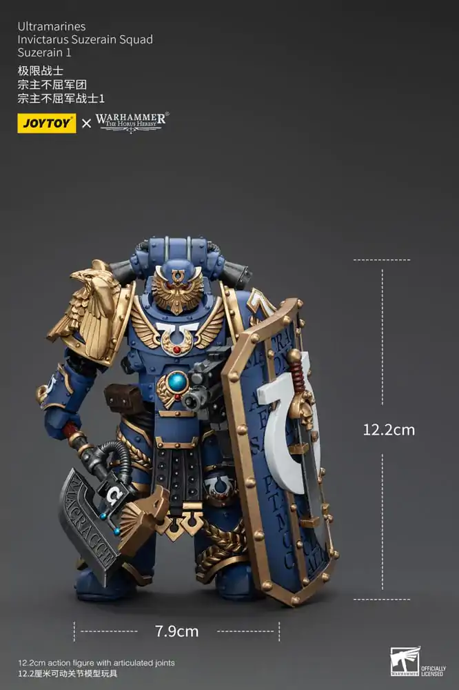 Warhammer The Horus Heresy Figurka Akcji 1/18 Ultramarines Invictarus Suzerain Squad Suzerain 1 12 cm zdjęcie produktu