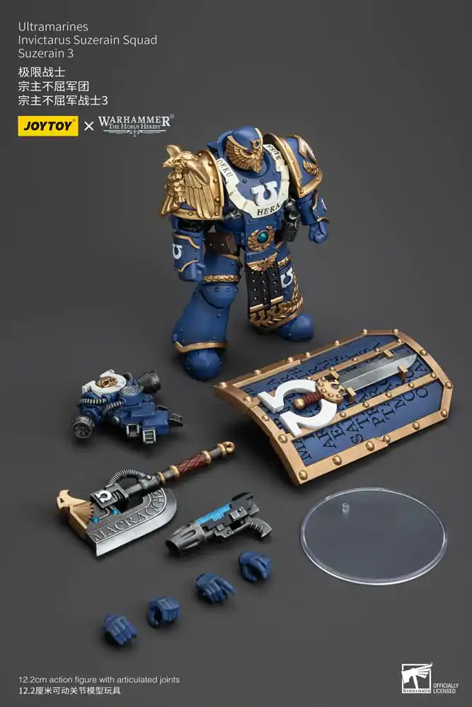 Warhammer The Horus Heresy Figurka Akcji 1/18 Ultramarines Invictarus Suzerain Squad Suzerain 3 12 cm zdjęcie produktu