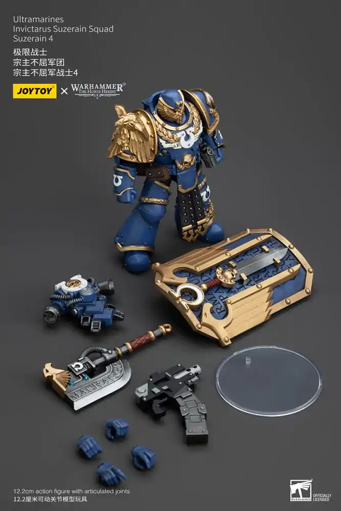 Warhammer The Horus Heresy Figurka Akcji 1/18 Ultramarines Invictarus Suzerain Squad Suzerain 4 12 cm zdjęcie produktu