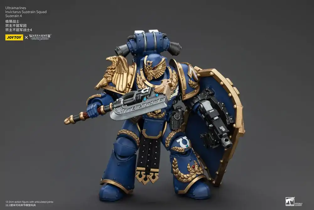 Warhammer The Horus Heresy Figurka Akcji 1/18 Ultramarines Invictarus Suzerain Squad Suzerain 4 12 cm zdjęcie produktu