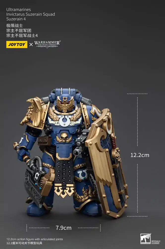 Warhammer The Horus Heresy Figurka Akcji 1/18 Ultramarines Invictarus Suzerain Squad Suzerain 4 12 cm zdjęcie produktu