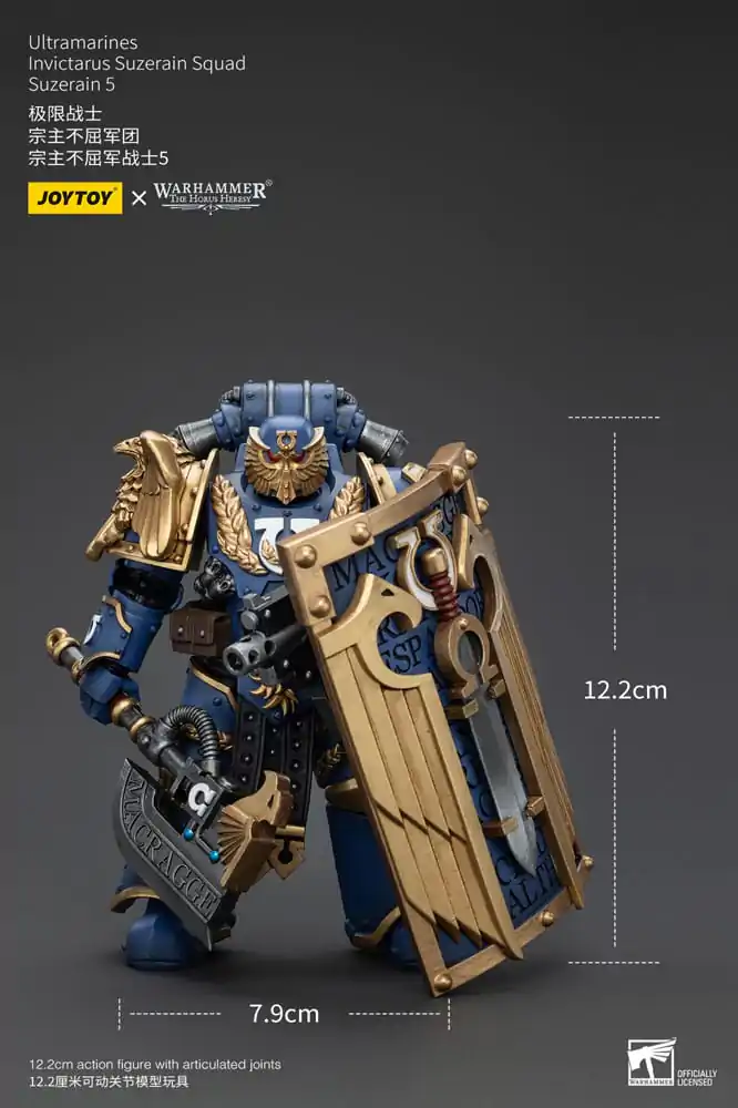 Warhammer The Horus Heresy Figurka Akcji 1/18 Ultramarines Invictarus Suzerain Squad Suzerain 5 12 cm zdjęcie produktu