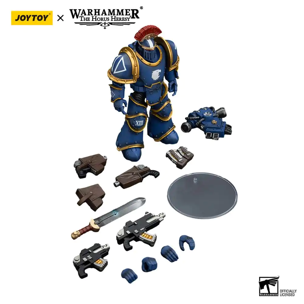 Warhammer The Horus Heresy Figurka Akcji 1/18 Legion Ultramarines MKIII Tactical Squad Sierżant z Power Sword 12 cm zdjęcie produktu