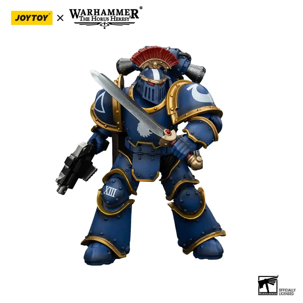 Warhammer The Horus Heresy Figurka Akcji 1/18 Legion Ultramarines MKIII Tactical Squad Sierżant z Power Sword 12 cm zdjęcie produktu