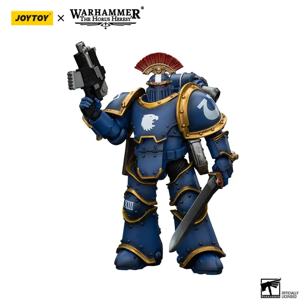 Warhammer The Horus Heresy Figurka Akcji 1/18 Legion Ultramarines MKIII Tactical Squad Sierżant z Power Sword 12 cm zdjęcie produktu