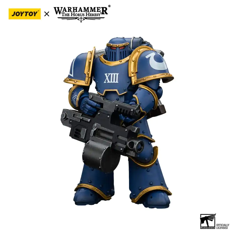 Warhammer The Horus Heresy Figurka Akcji 1/18 Ultramarines Legion MKIII Tactical Support Squad Legionista z Ciężkim Bolterem 12 cm zdjęcie produktu