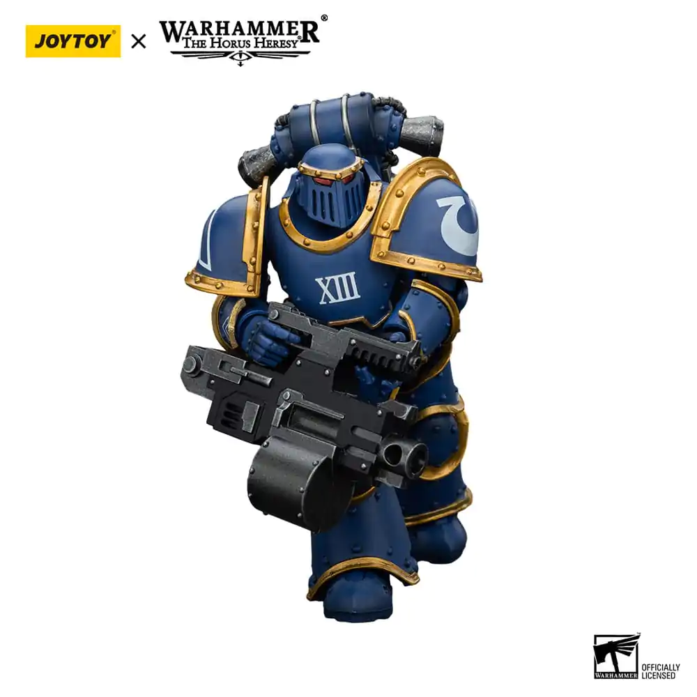 Warhammer The Horus Heresy Figurka Akcji 1/18 Ultramarines Legion MKIII Tactical Support Squad Legionista z Ciężkim Bolterem 12 cm zdjęcie produktu