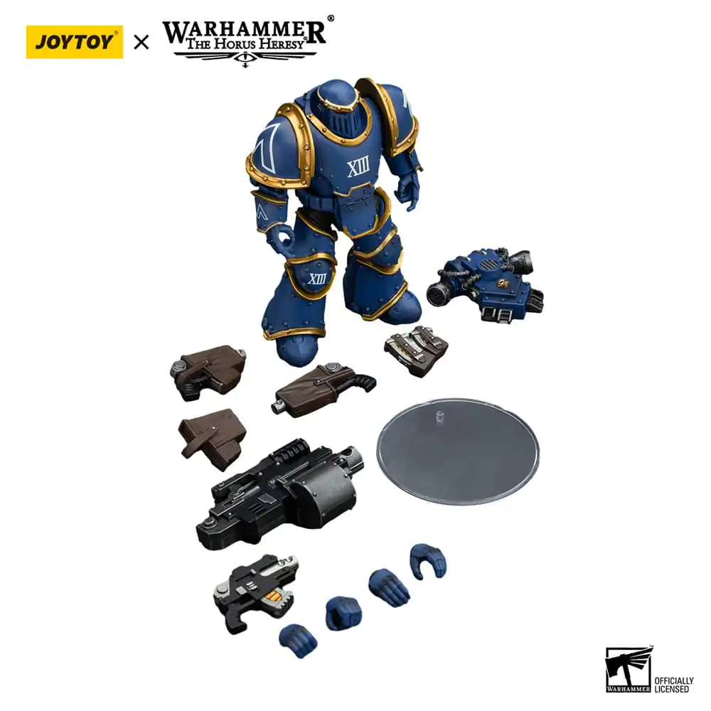 Warhammer The Horus Heresy Figurka Akcji 1/18 Ultramarines Legion MKIII Tactical Support Squad Legionista z Ciężkim Bolterem 12 cm zdjęcie produktu