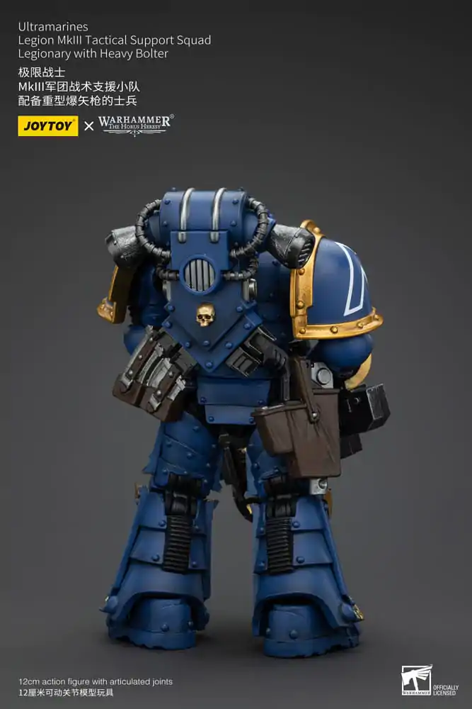 Warhammer The Horus Heresy Figurka Akcji 1/18 Ultramarines Legion MKIII Tactical Support Squad Legionista z Ciężkim Bolterem 12 cm zdjęcie produktu