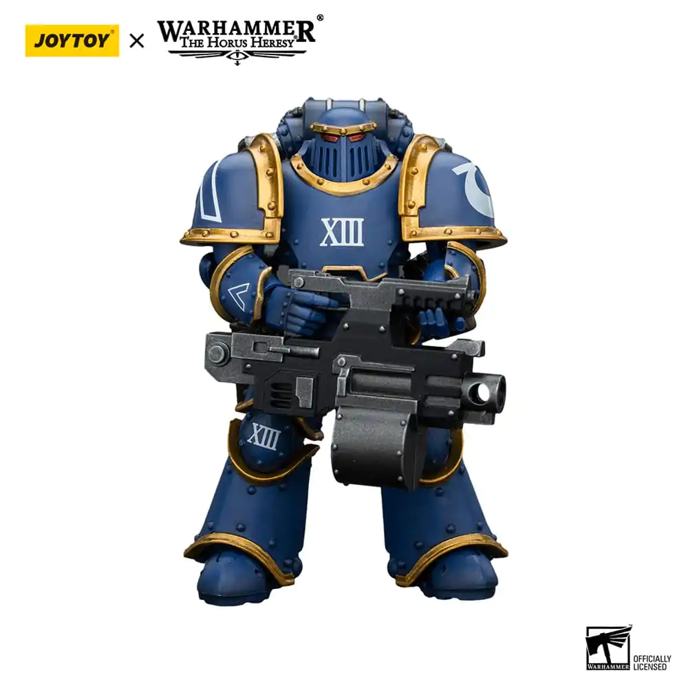 Warhammer The Horus Heresy Figurka Akcji 1/18 Ultramarines Legion MKIII Tactical Support Squad Legionista z Ciężkim Bolterem 12 cm zdjęcie produktu