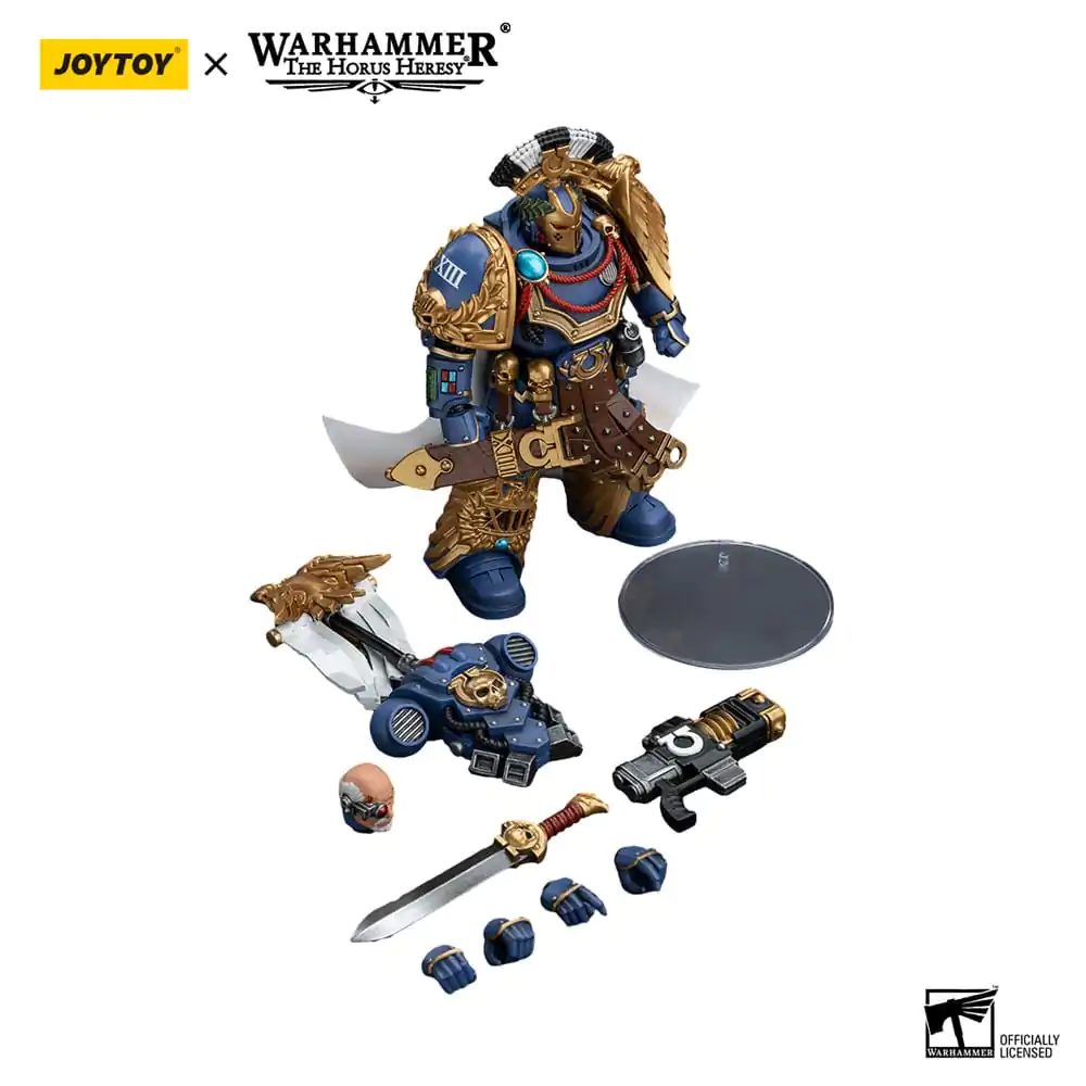 Warhammer The Horus Heresy Figurka Akcji 1/18 Ultramarines Legion Praetor z mieczem energetycznym i Volkite Serpenta 12 cm zdjęcie produktu