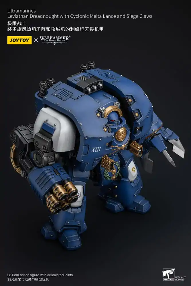 Warhammer The Horus Heresy Figurka Akcji 1/18 Ultramarines Leviathan Dreadnought z Cyclonic Melta Lance And Siege Claws 29 cm zdjęcie produktu