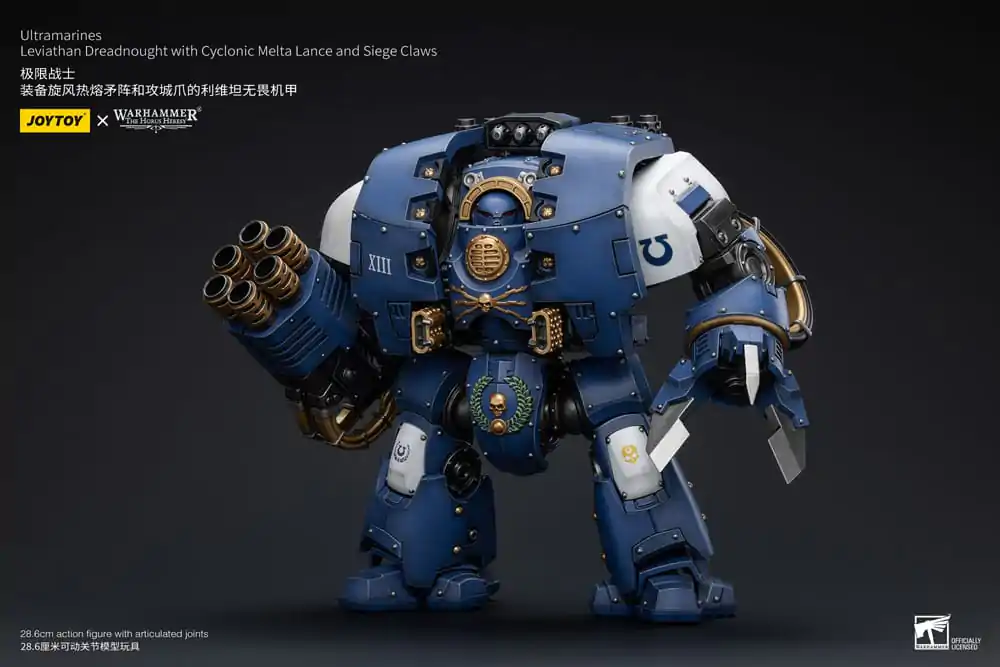 Warhammer The Horus Heresy Figurka Akcji 1/18 Ultramarines Leviathan Dreadnought z Cyclonic Melta Lance And Siege Claws 29 cm zdjęcie produktu