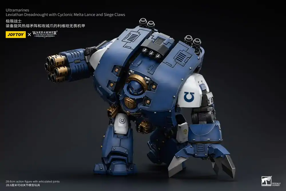 Warhammer The Horus Heresy Figurka Akcji 1/18 Ultramarines Leviathan Dreadnought z Cyclonic Melta Lance And Siege Claws 29 cm zdjęcie produktu