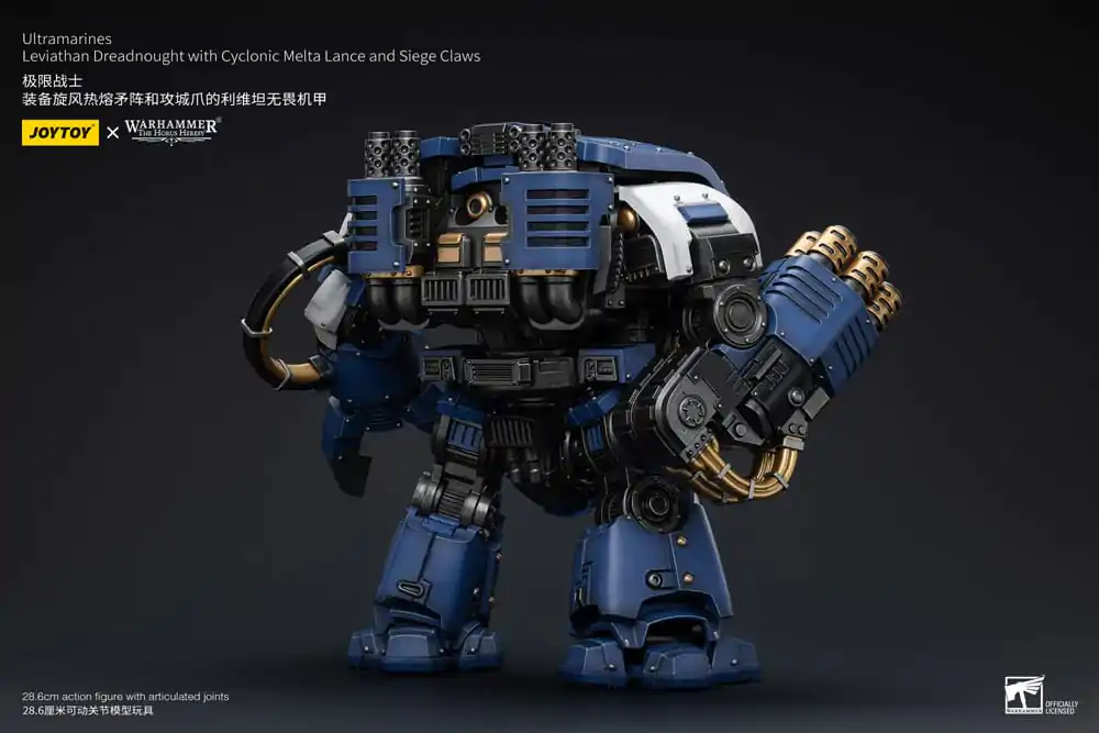 Warhammer The Horus Heresy Figurka Akcji 1/18 Ultramarines Leviathan Dreadnought z Cyclonic Melta Lance And Siege Claws 29 cm zdjęcie produktu