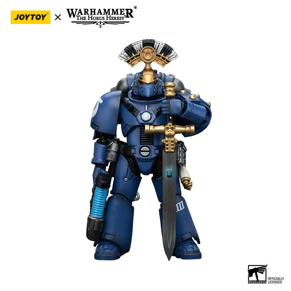 Warhammer The Horus Heresy Figurka Akcji 1/18 Ultramarines MK VI Tactical Squad Sierżant z Plasma Pistol i Power Sword 12 cm zdjęcie produktu