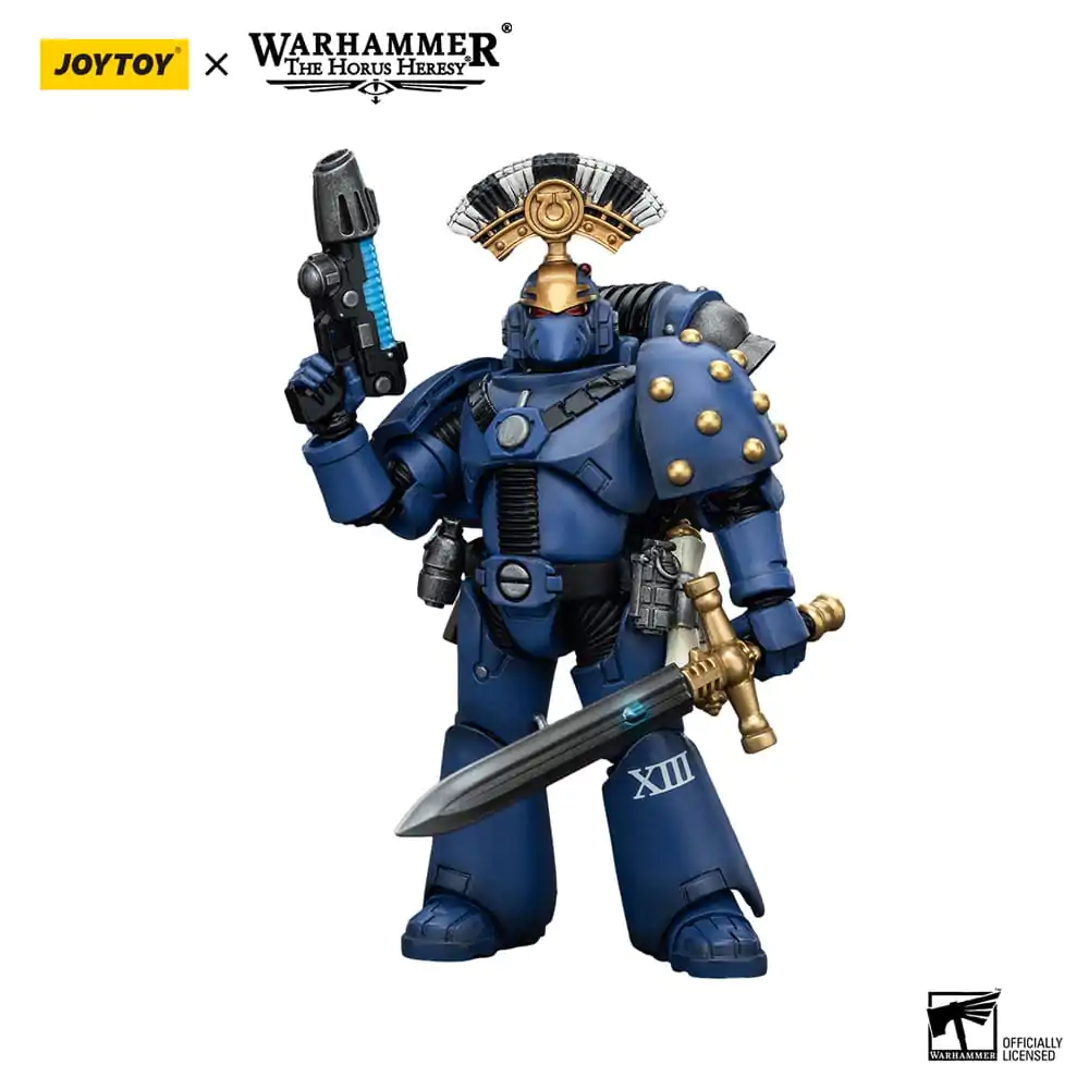 Warhammer The Horus Heresy Figurka Akcji 1/18 Ultramarines MK VI Tactical Squad Sierżant z Plasma Pistol i Power Sword 12 cm zdjęcie produktu