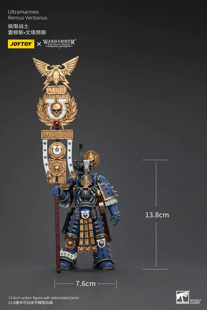 Warhammer The Horus Heresy Figurka Akcji 1/18 Ultramarines Remus Ventanus 14 cm zdjęcie produktu